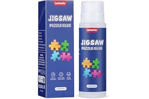 Lemeitu Colle pour puzzle de 1000/1500/3000 pièces, PVA, non toxique, colle autocollante, séchage rapide, 120 ml, 1 paquet