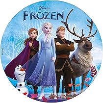 Immagine Commestibile Frozen Per Torte - Rettangolo Ostia A5 15x21cm, Decorazione Compleanno - Foto 4