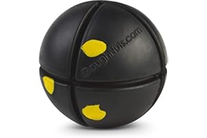 Goughnuts – Praktycznie niezniszczalna piłka – gwarantowana zabawka do żucia dla agresywnych gryzaków, takich jak pitbulle, owczarki niemieckie i laboratoria, od 13,6 do 32 kg – najtwardsza i trwała