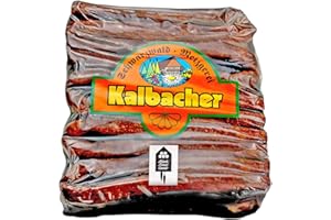 ‎BLACK FOREST GOODS Schwarzwälder Landjäger - 10 Paar - Kalbacher Rohwürste - Hoher Anteil mageres Rindfleisch - Atmosphärenpackung - Hergestellt im Schwarzwald