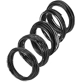 QWORK&reg; 50 m (5 Sizes) Bonsai Wire, 1 mm/1.5 mm/2 mm/2.5 mm/3 mm &ndash; Anodised Aluminium Bonsai Wire