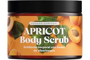 QKnatur Gommage Corporel Naturel au Noyau d’Abricot – Exfolie et Nourrit la Peau – Extraits de Fleur d’Oranger, Camomille, Rose et Hamamélis – 300 ml