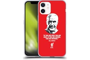 Head Case Designs Officially Licensed Liverpool Football Club No Second Red Bill Shankly Quotes Soft Gel Case Compatible With Apple iPhone 12 Mini