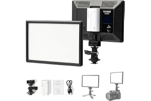 VILTROX L116T 5600K/3300K LED-ljuspanel dimbar video ljussats för DSLR-kamera (med batteri) för YouTube-videoinspelningsstudi