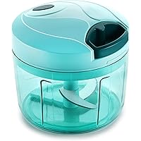 Ganesh Chopper Vegetable Cutter, Pool Green (725 ml)