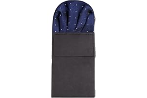 DonDon pañuelo para hombres ya doblado para asiento perfecto