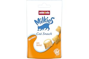 animonda Milkies Harmony, chrupiąca poduszka dla kotów, bez zboża, przekąska dla kotów, 12 x 30 g