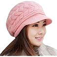 Alexvyan Imported Unisex Wool Men and Women Winter Cap Woolen Knitted Warm Hat (Fur Inside) Hats for Ladies Beanie Girls Skullies Caps Bonnet Femme Snapback