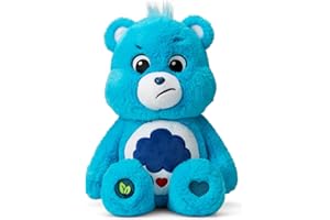 PIOUPIOU ET MERVEILLES Peluche - TOURONCHON - Découvre Le Pouvoir Magique de Ton bisounours - Il est Assez râleur, mais Cela ne Dure jamais très Longtemps ! - 30 cm de Haut - Bleu - A partir de 6 Mois - 16653