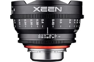 XEEN Cinema 14mm T3,1 Sony E Vollformat Objektiv MF Cine Video Lens für hohe Auflösungen mit Follow Focus Zahnkränze