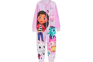 Gabby's Dollhouse Combinaison pyjama Gabby tout-en-un en polaire pour enfants