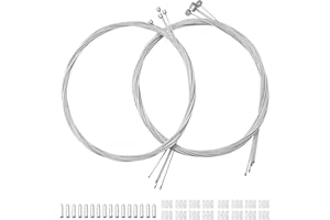 suaywo 2 Set Universal Cable Freno Bicicleta Cable Cambio Bicicleta 2 en 1 Universal de Cable de Freno para Ciclismo MTB Road Mountain Bike Reparación