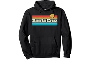 SANTA CRUZ RETRO VINTAGE T SHIRT 70S SURF WEAR 70er 80er CA Retro Retro Sunset Santa Cruz Pullover Hoodie