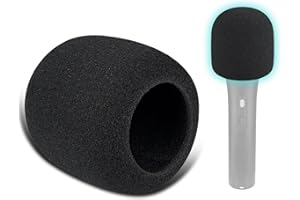 SOULWIT 2 szt. Filtr pop do Audio-Technica ATH ATR2100x-USB Kardioidalny Dynamiczny mikrofonów, Ochronny pokrowiec na mikrofon Pianka przeciwwietrzna