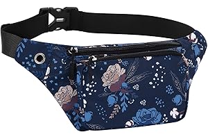 HAWEE Elegante Marsupio Sportivo Cintura Corsa Leggero Unisex Marsupio Corsa Multicolor Esecuzione Pouch con Cintura Regolabile e Jack per Cuffie per Uomo Donna Corsa Jogging Ciclismo Escursionismo