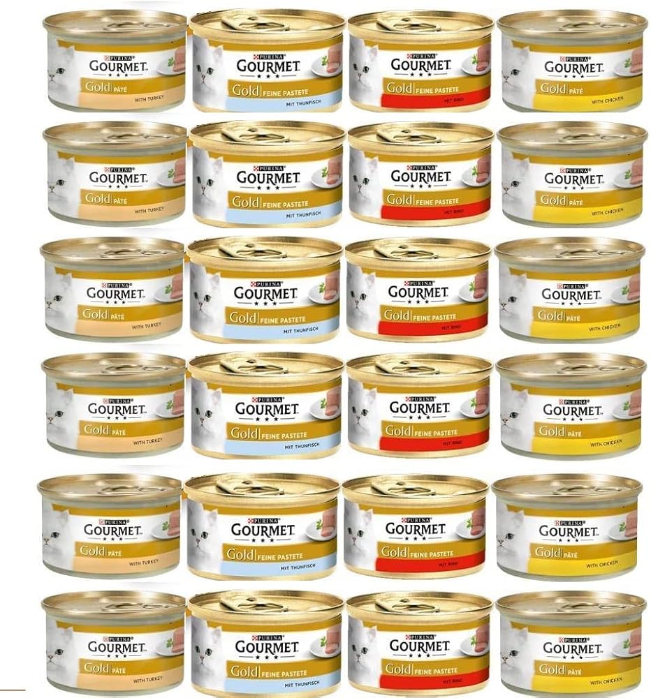 Gourmet Gold Kıyılmış Karışık Ezme Kedi Yaş Maması 24x85 gr