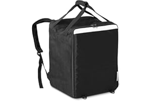 Royal Catering RC-PDBB01 Pizzaliefertasche 35 x 35 cm 8 Kartons Pizzatasche Isoliertasche