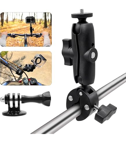 Clip Flessibile Per Action Cam - Braccio Regolabile 360° - Per Chitarra, Batteria E Strumenti Musicali - Foto 8