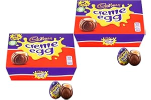 BELLA & CO. 2x Crème Chocolate Easter Eggs | Creme Eggs | Perfect for Easter Gift | Chocolate Easter Egg 2024 | Chocolate Gifts | Thank You Gifts | Easter Party | 5pk Mini Eggs | 10 Eggs in Total | 200g