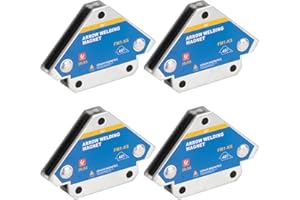 LUNEKUCK 4PCS Escuadra Magnetica para Soldar Escuadra Imantada para Soldar Iman Soldadura con Fuerza de Adhesión 13KG Escuadra de Angulo 45° 90° 135° Imanes Soldadura Escuadras Magneticas para Soldar
