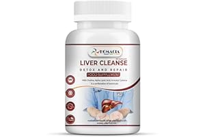 HOMACIA QUALITY THAT YOU LOVE Cleanse Detox and Repair Supplement by Homacia | Choline-Infused Natural & Vegan-Friendly | Liver Health for Women & Men | 90 Caps