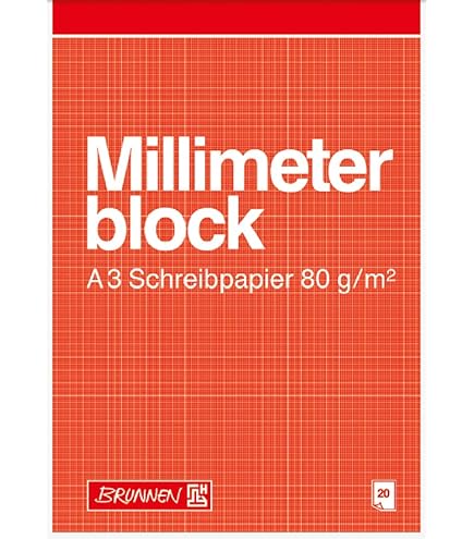 Carta Millimetrata Guarro Canson A3 - Blocco Da 50 Fogli Per Disegno Tecnico E Progetti