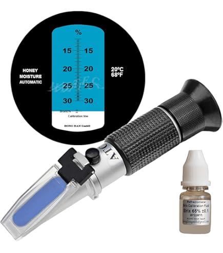 Portable 0-90% Brix Refractometer High Accurate With ATC,Sugar Content Measurement For Sugar Food Fruit Beverages Honey