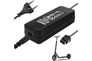 LEIKURVO 53.5V 2A Ladegerät für NIU KQI2 KQI3, Akku Elektroroller Lader, EU-Stecker Scooter Ladegerät für KQi3 Pro/Max/Sport/KQi2 Pro Elektroscooter E-Bike Hoverboard Elektrofahrrad