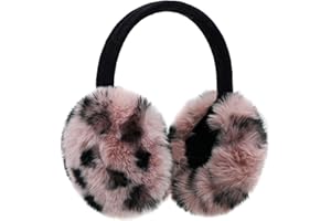 ONMYGOGO Paraorecchie per capelli di coniglio per l'inverno, morbido e caldo, pieghevole e facile da trasportare