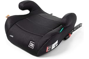 BABYAUTO - NAUNA Réhausseur Enfant ISOFIX/iSIZE - Rehausseur Voiture - Siege Auto Rehausseur - Groupe 3 (22-36kg/5-12 ans) 125-150 cm - Extra Rembourré pour plus de Confort - Noir