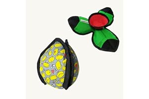 WufWuf Lotus Interactive Treat Dispensing Puzzle & Fetch Toy, Treat Ball: Engaging Fun for Medium Dogs, Suitable for Dogs of All Breeds