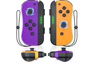 TURPOW L/R Wireless Controllers for S-witch 2er Set Wireless Gamepad compatible with Dual Vibration/Gyro/Wake-up function Gamepad for N S-witch/Lite/OLED