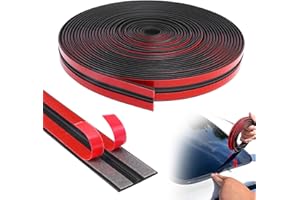 Storystore Car Windscreen Rubber Seal 19mmx 8m Windscreen Seal Strip T-Shape Rubber Sealing Strip for Automotive Door Window Car Edge Weatherstrip Strip Seal