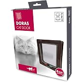 M-PETS DORAS KEDİ KAPISI 4 YOLLU BROWN 197MMX190MM