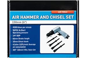 BLUE SPOT TOOLS BlueSpot 07951 150mm (6") Air Hammer and Chisel Set