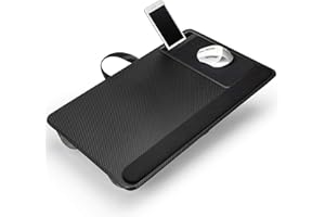 MODAZON Large Laptop Tray, Lap Desks with Pillow Cushion,Lap Desk Built in Mouse Pad & Anti-Slip Strip, Fit up to 17 Inch Notebook, Bed Cushion Accessories Ipad Macbook