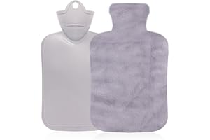 Fengyang Borsa Dell'acqua Calda Borsa Acqua Calda Peluche, Grande Capienza Boule Acqua Calda, Borsa Dell'acqua Calda per Crampi Mestruali, Borse Calde per Bambini e Adulti