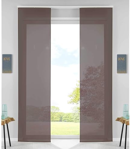Amazon.de: Home fashion 87103-760 Flchenvorhang, Bambus Optik, 245 x 60  cm, Stein