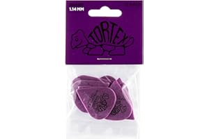 JIM DUNLOP Dunlop médiators Tortex Sharp 114 violet (12 pièces)