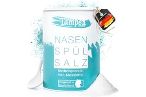 ‎TAMPEN 120x Nasenspülsalz (lose) · inkl. Messlöffel · 300g Nachfüllpackung XXL · Salz für die Nasendusche · Tampen Hygiene, Erkältung