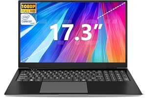 SGIN Ordinateur Portable 17,3 Pouces, 8Go DDR4 512Go SSD Notebook, Jusqu'à 2,8 GHz, 1920 * 1080 IPS FHD, 2.4/5.0G WiFi, BT4.2, 2*USB3.2, 512Go de TF Carte Extensible, Film à Clavier français