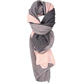 Sciarpa Donna Ricamata Oversize Con Nappe, Pashmina Scialle Leggero, Regalo Per Donna, Elegante - 4