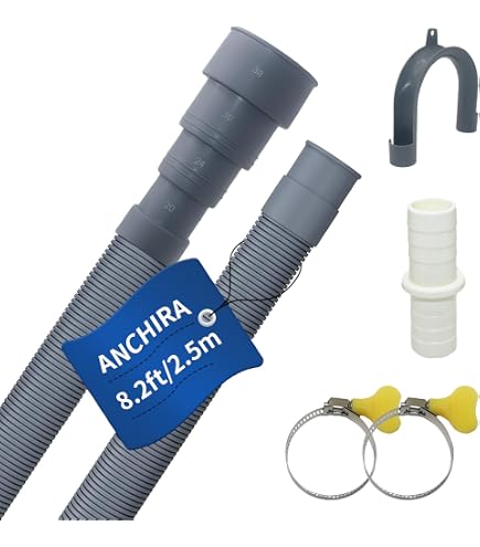 Tuyau D'arrivée D'eau Froide Bleu 2,5 M – Extension Pour Lave-linge Ou Lave-vaisselle