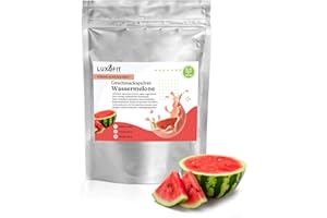 ‎LUXOFIT Luxofit STRONG FLAVOUR FRUIT Kalorienarmes Geschmackspulver vielseitig einsetzbar für Lebensmittel, 300 Gramm, Gesunde Ernährung, Natürliche Farbstoffe, Made in Germany (Wassermelone)
