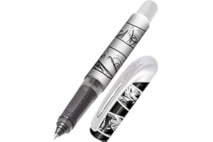 ONLINE stylo roller Manga │ pour l'école et le lycée │ poignée ergonomique pour gauchers et droitiers │ cartouches d'encre standard, rechargeables, couleur bleue │ stylos pour étudiants