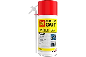 The Big Cheese Barrier Foam - 400ml Stop Mouse Access Through Holes & Gaps in Walls, Protect Cabling and Vulnerable Cavity Areas, Odor Destroyer and Pheromone Trail Remover