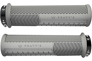 Peaty's Monarch Grips – Contrôle de l'apprentissage, durables, poignées ergonomiques pour Les Doigts, Coussinets de Confort pour Les Pouces, Conduite Toute la journée, Tout Temps et Tout-Terrain