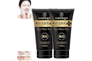 ADFUGE 100g Juelreou Purifying Cleanser, Juelreou Whitening and Cleansing Milk, Xuerouyar Cleanser, 2024 New Niacinamide Purifying Whitening Cleanser Skin Whitening Oil Control Face Wash (2pc)