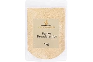 Panko Breadcrumbs 1kg by Villa Nostrum - Crispier, Crunchier, Better! Japanese Style Panko Breadcrumbs