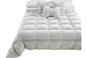 PETTI Artigiani Italiani - Trapunta in Morbido e Caldo Velluto 350 g/m², Piumone Matrimoniale, Double Face, Trapunta Matrimoniale: 260x270 cm, Grigio, 100% Made in Italy